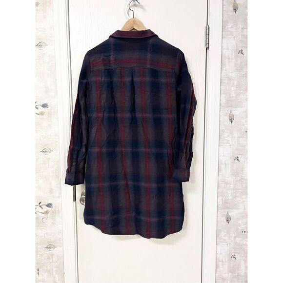 Eddie Bauer Flannel Shirt Dress - Picture 2 of 4